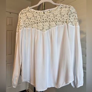Boho white blouse